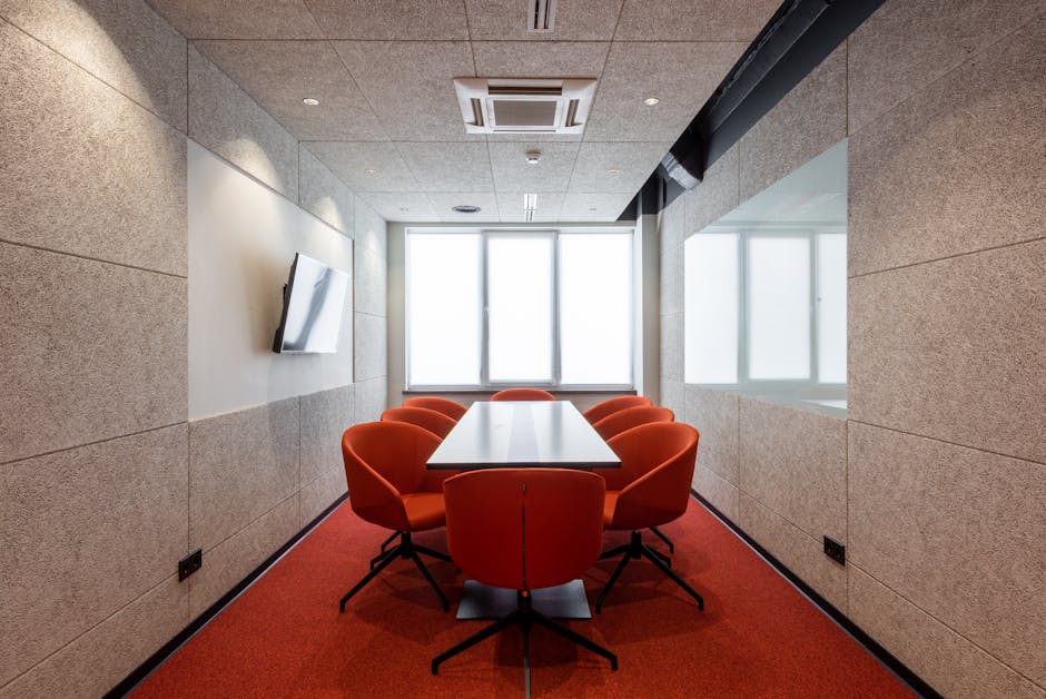 Sala de reuniones compartida disponible para profesionales
